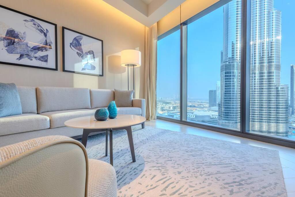 Stunning Full Burj Khalifa View - The Address 2Br Luxury Apartment Dubai Exterior photo