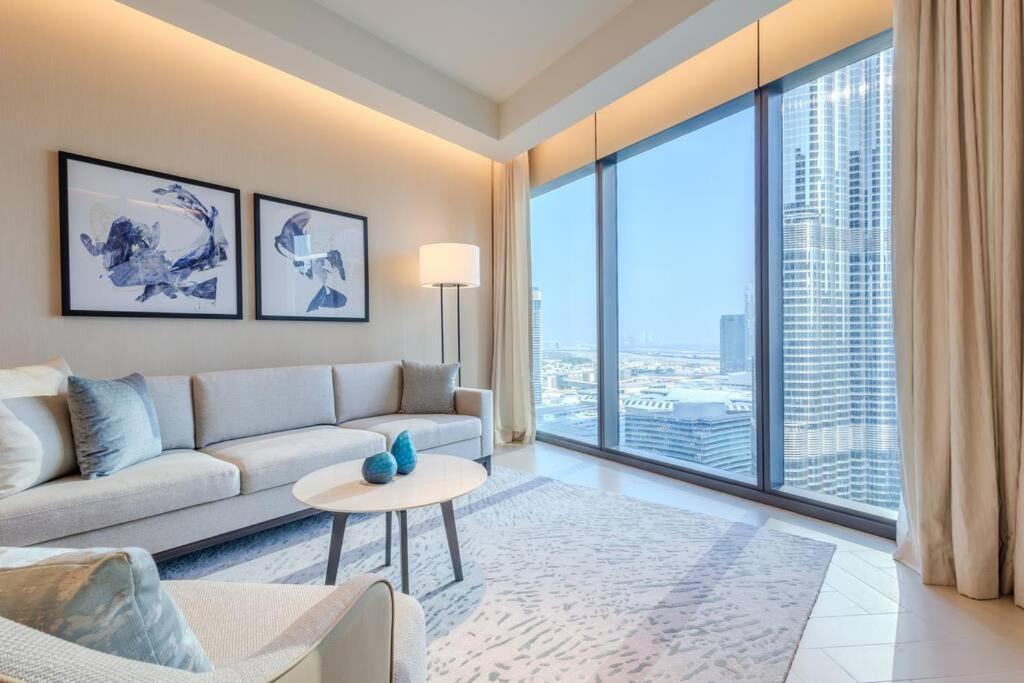 Stunning Full Burj Khalifa View - The Address 2Br Luxury Apartment Dubai Exterior photo